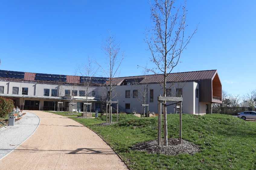 ephad-evreux-exterieur vue extérieur ehpad evreux